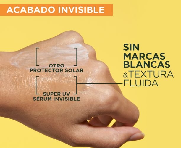 Protector solar textura fluida